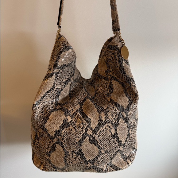 Stella McCartney Vegan Leather Python Hobo Bag - Made in Italy - Picture 6 of 8